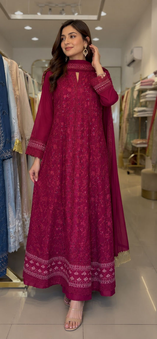 MCAG324-LUXURY CHIFFON GOWN