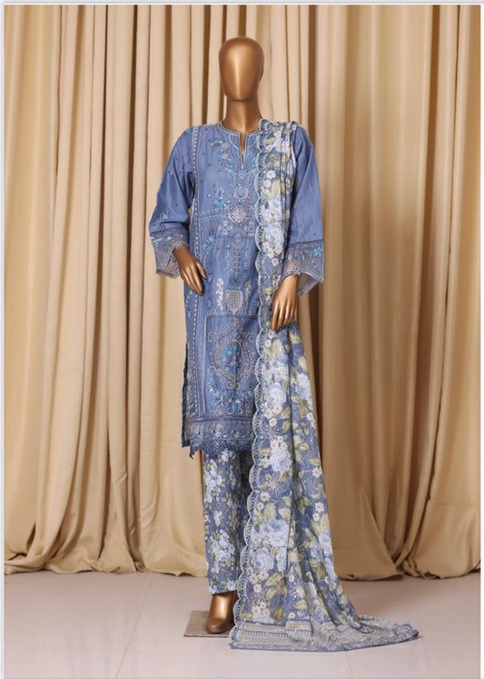 MCBSE108-PREMIUM EMBROIDERED LAWN SUIT