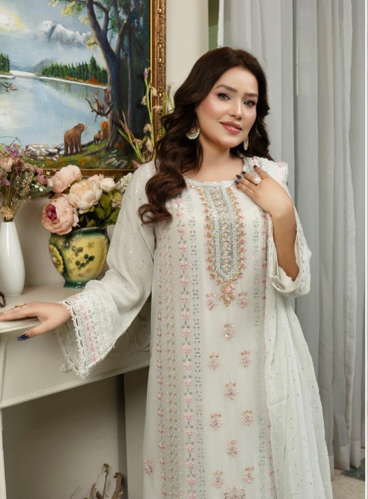 MCAG87-PREMIUM CHIFFON SUITS