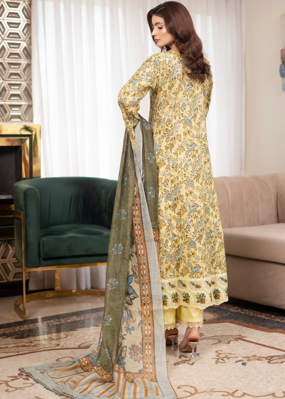 MCMR405-EMBROIDERED FROCK SUIT