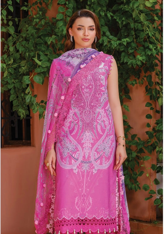 MCJ320-PREMIUM EMBROIDERED LAWN SUIT