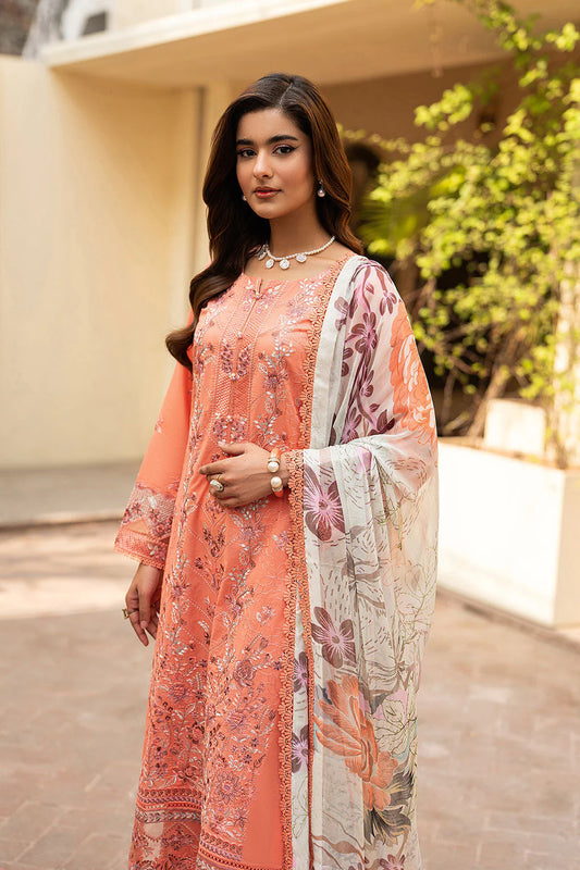 MCR182-LUXURY EMBROIDERED SUIT