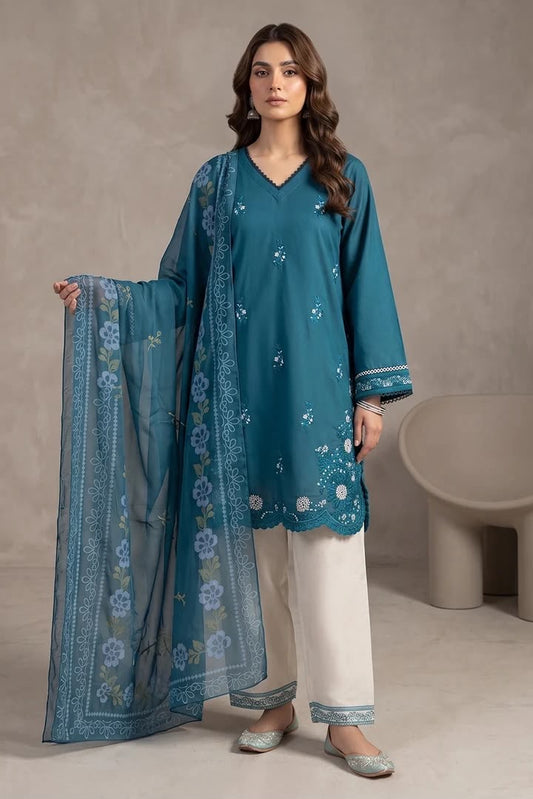MCAQ143-PURE LAWN COTTON SUIT