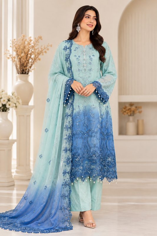 MCMB107-PREMIUM CHIFFON SUIT