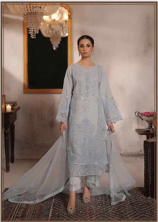 MCGZ124-PREMIUM ORGANZA SUIT