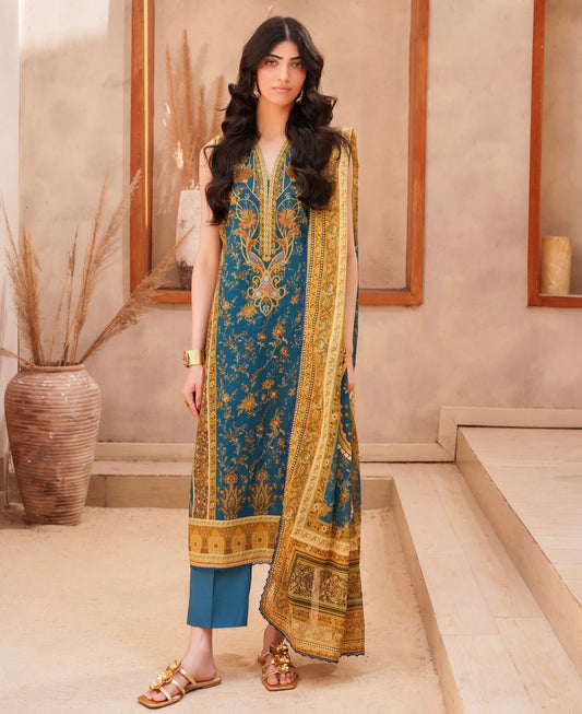 MCF113-PREMIUM RESHAM LAWN SUIT