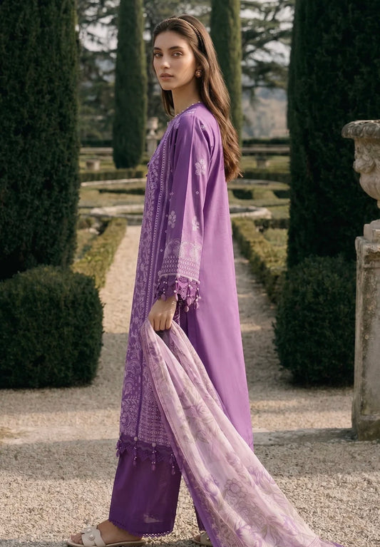 MCZB138-PREMIUM EMBROIDERED LAWN SUIT