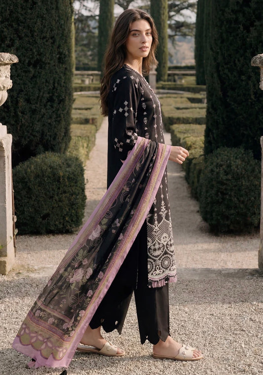 MCZB134-PREMIUM EMBROIDERED LAWN SUIT