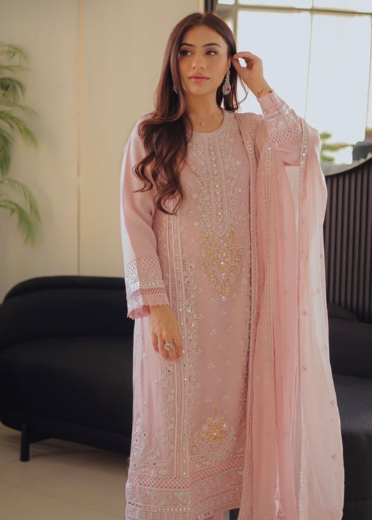 MCWU136-PREMIUM CHIFFON SUIT