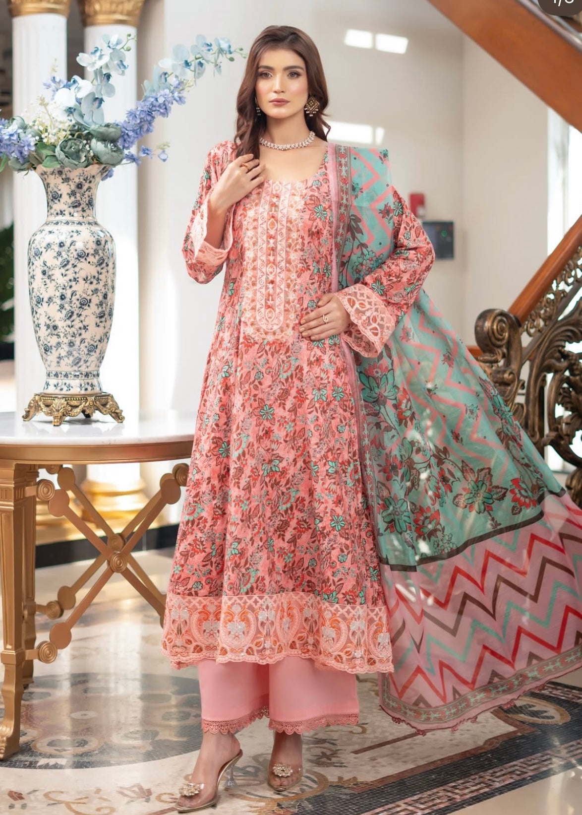 MCMR404-EMBROIDERED FROCK SUIT