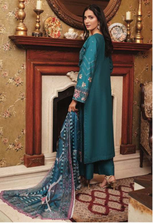 MCMR532-PREMIUM EMBROIDERED LAWN SUIT