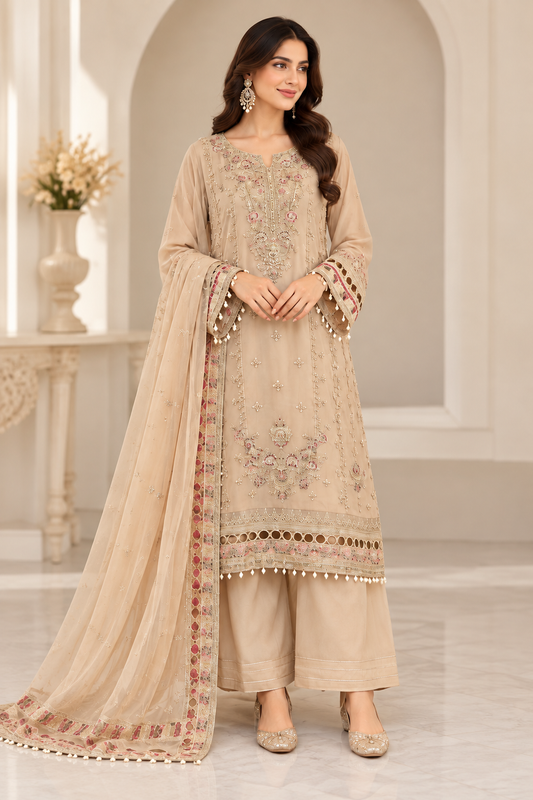 MCMB103-PREMIUM CHIFFON SUIT