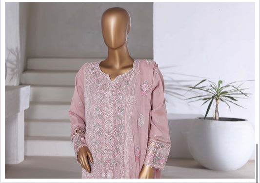 MCSBAF104-PREMIUM CHIFFON EMBROIDERED SUITS