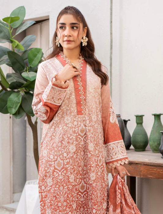 MCGA361-PREMIUM EMBROIDERED LAWN SUIT