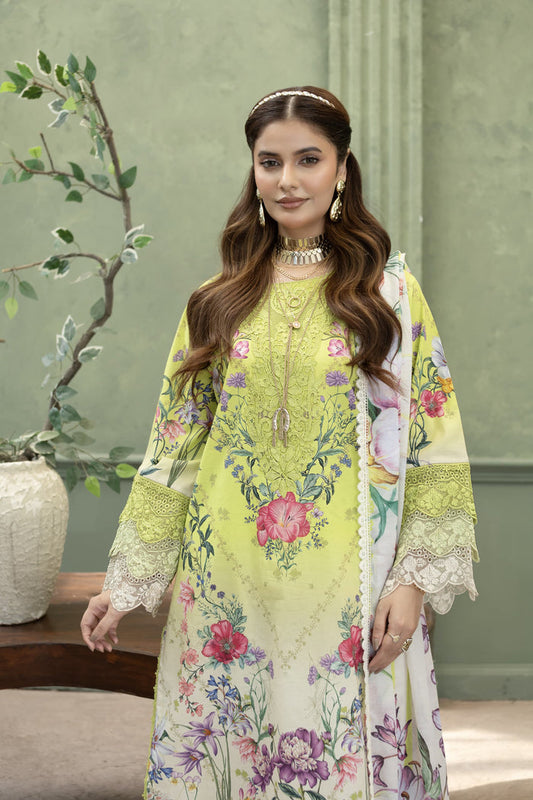 MCHA105-PREMIUM EMBROIDERED COTTON SUIT