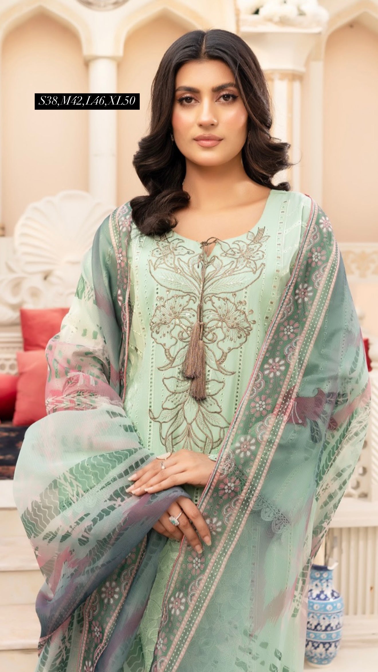 MCMR103-LUX EMBROIDERED SUIT