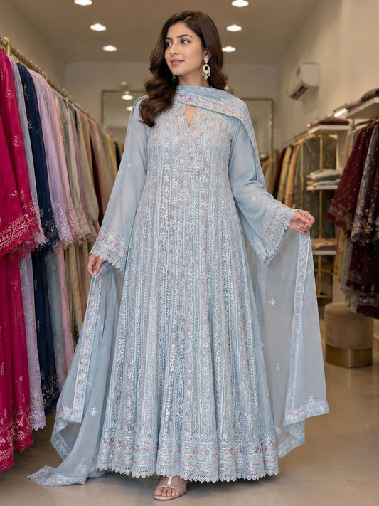 MCAG322-LUXURY CHIFFON GOWN