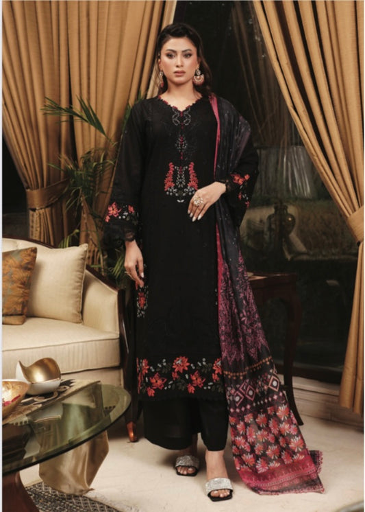 MCMR534-PREMIUM EMBROIDERED LAWN SUIT