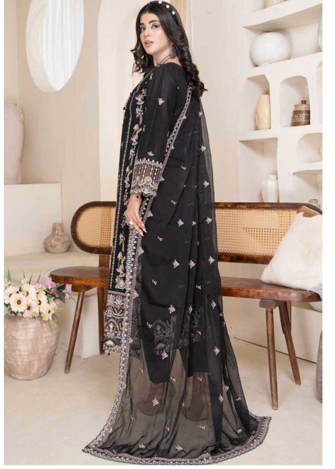 MCAJ106-PREMIUM EMBROIDERED SUIT