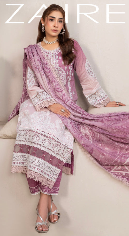 MCGA359-PREMIUM EMBROIDERED LAWN SUIT