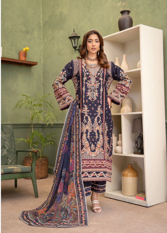 MCAR109-LUXURY COTTON LAWN SUITS