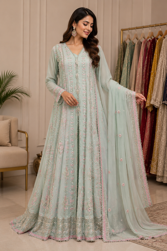 MC002-LUXURY CHIFFON GOWN