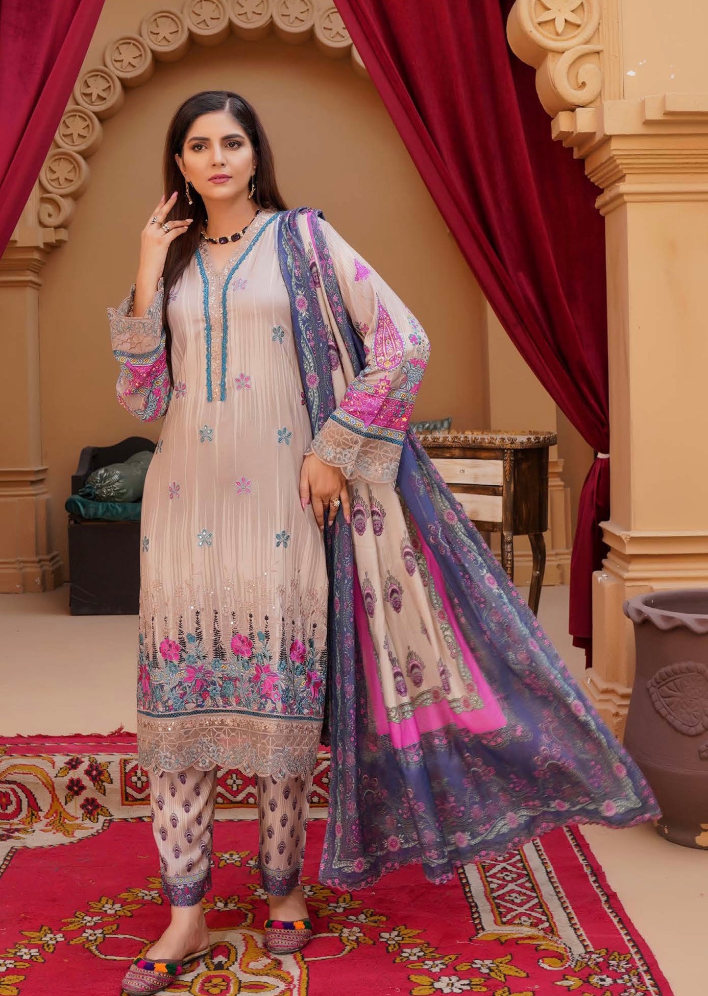 MCPKM604-REAFY TO WEAR PAKISTANI SUITS