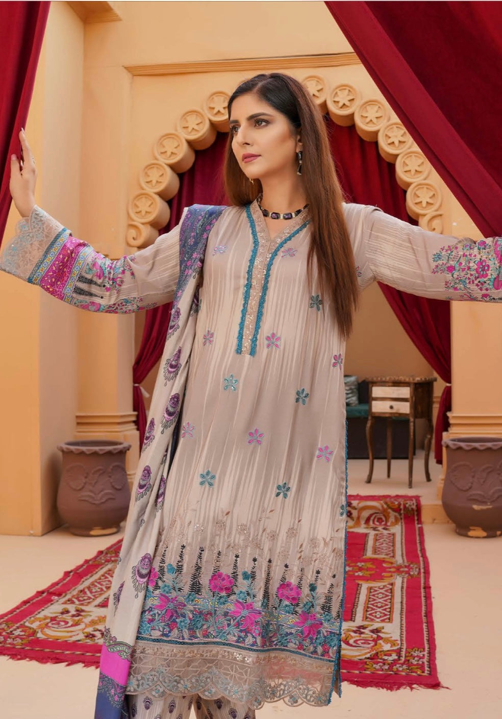 MCPKM604-REAFY TO WEAR PAKISTANI SUITS