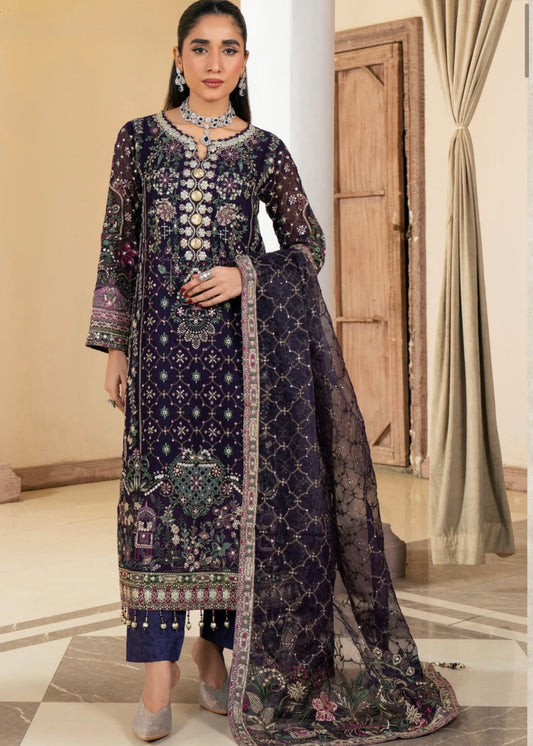 MCN107-LUXURY CHIFFON SUIT