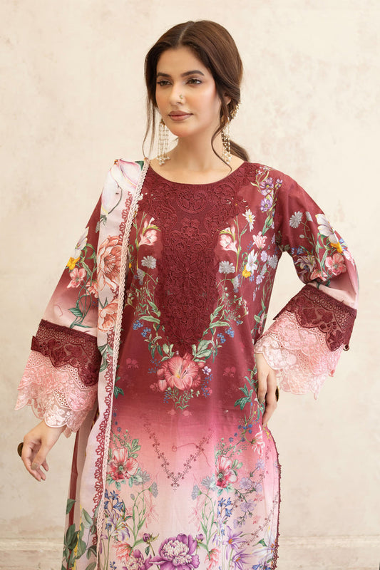 MCHA104-PREMIUM EMBROIDERED COTTON SUIT
