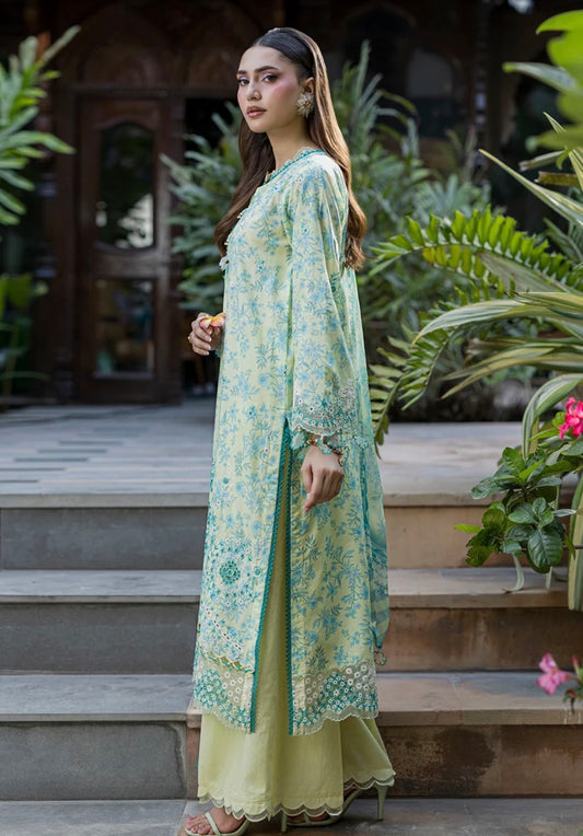 MCZB141-PREMIUM EMBROIDERED LAWN SUIT
