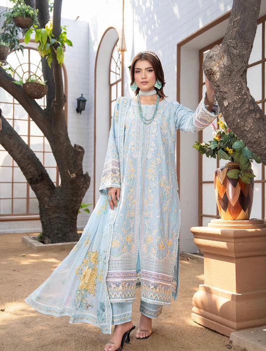 MCAR121-LUXURY COTTON LAWN SUITS