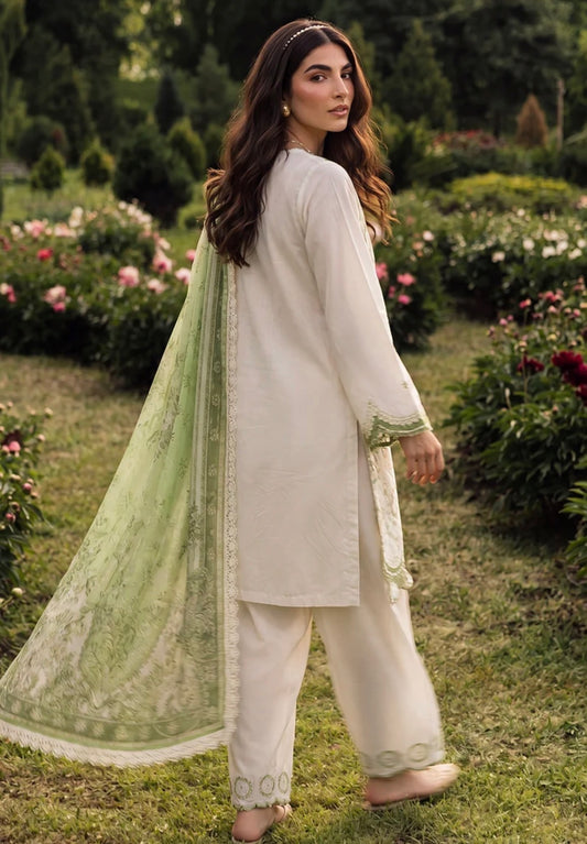 MCZB131-PREMIUM EMBROIDERED LAWN SUIT