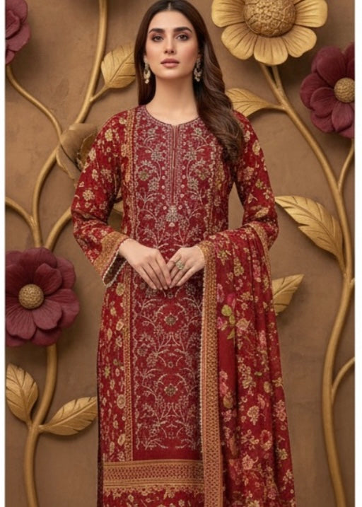 MCD123-PRINTED COTTON SUIT