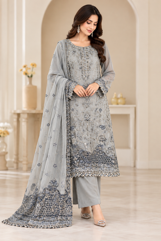 MCMB106-PREMIUM CHIFFON SUIT