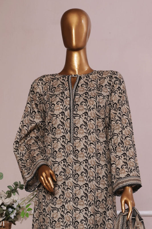 MCBSF107-PRINTED LAWN WITH FARSHI SHALWAR