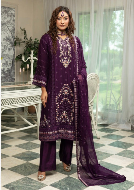 MCAG86-PREMIUM CHIFFON SUITS