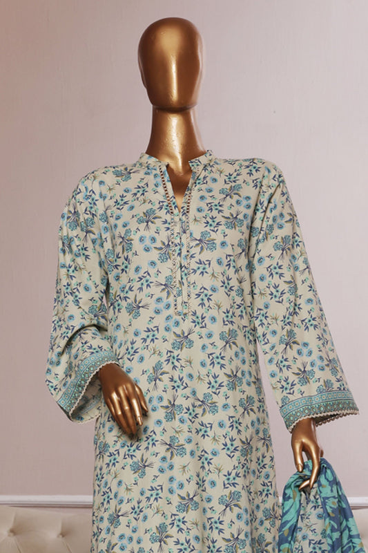 MCBSF103-PRINTED LAWN WITH FARSHI SHALWAR