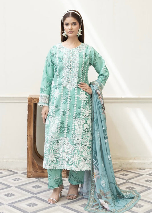 MCHA107-PREMIUM EMBROIDERED COTTON SUIT