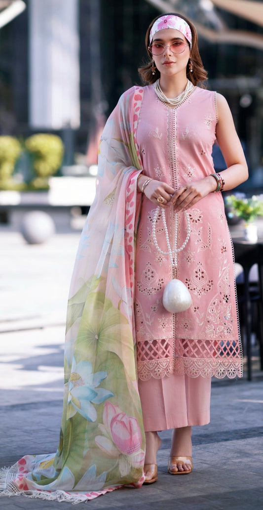 MCMN102-PREMIUM EMBROIDERED  UNSTICHED SUIT