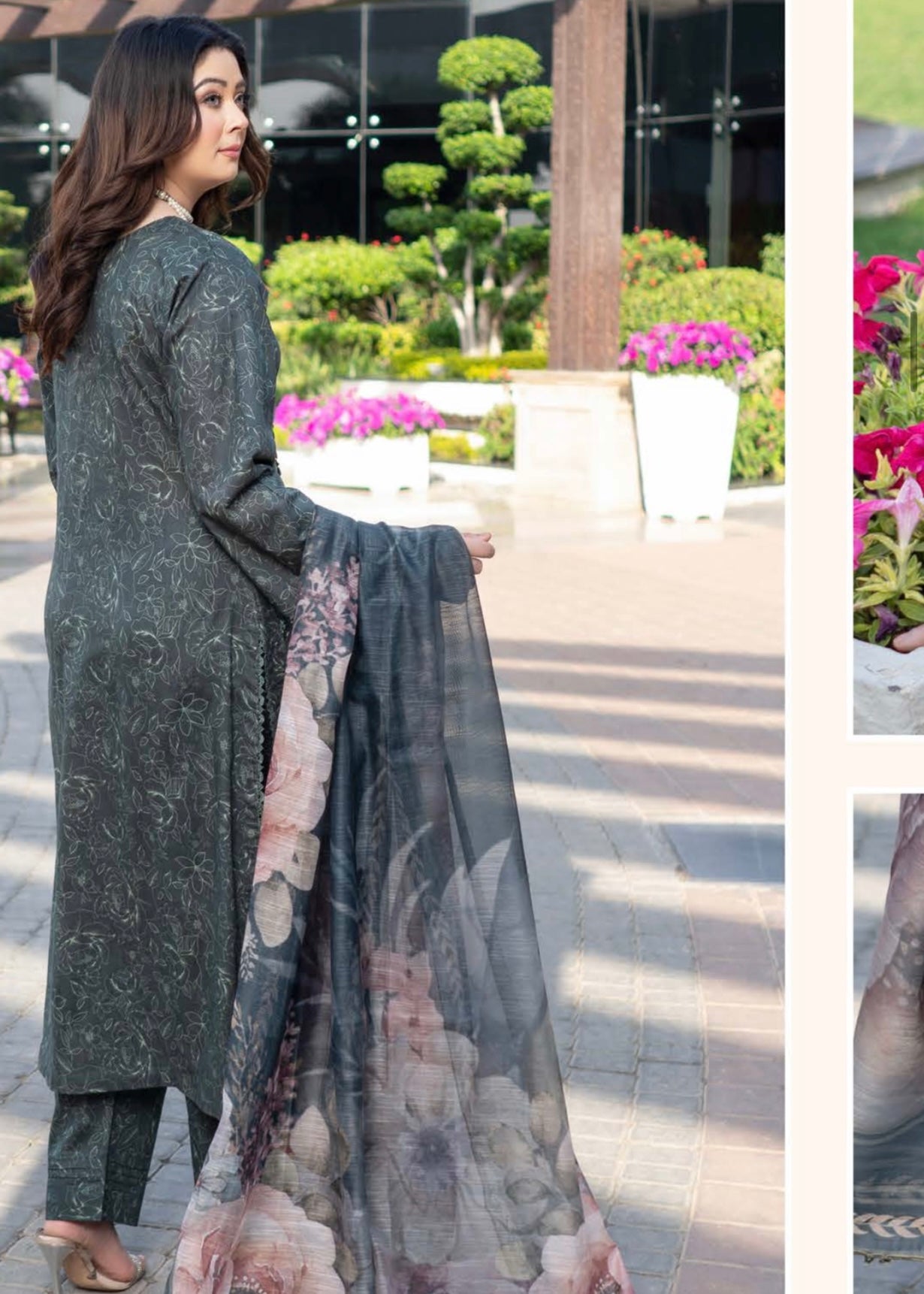 MCMR113-EMBROIDERED LAWN DUIT