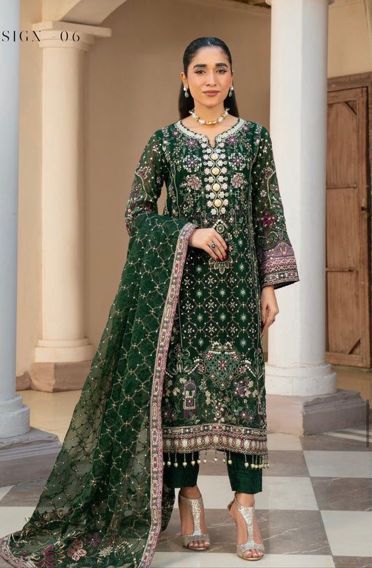 MCN112-LUXURY CHIFFON SUIT