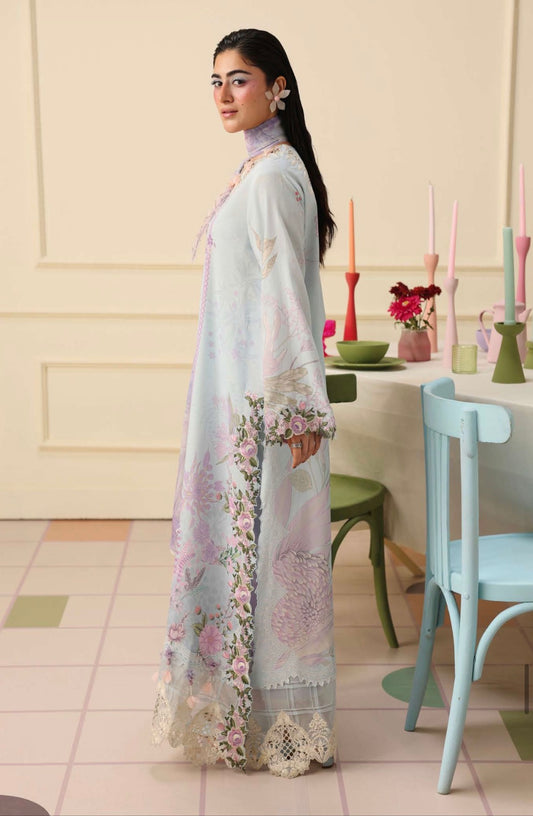 MCMS103-PREMIUM LAWN UNSTICHED SUIT