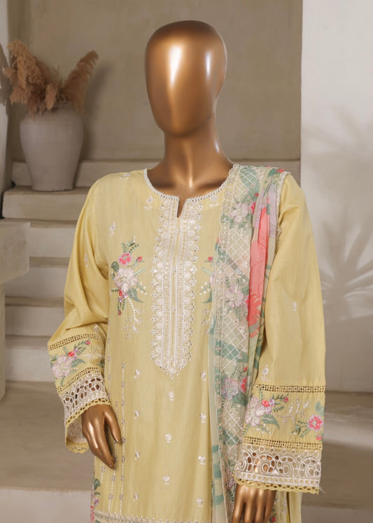 MCSBM202-LUXURY EMBROIDERED LAWN SUIT