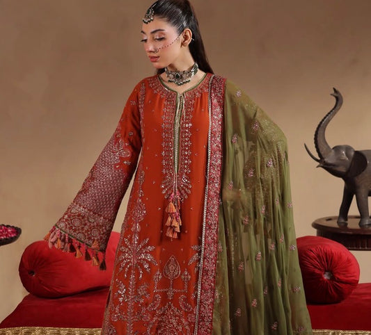 MCAR149-LUXURY CHIFFON SUITS