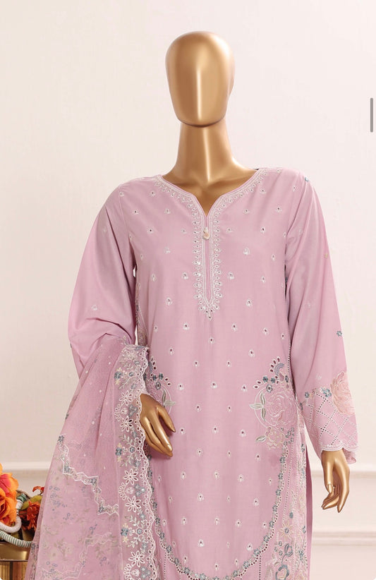 MCHZ110-PREMIUM EMBROIDERED LAWN SUIT
