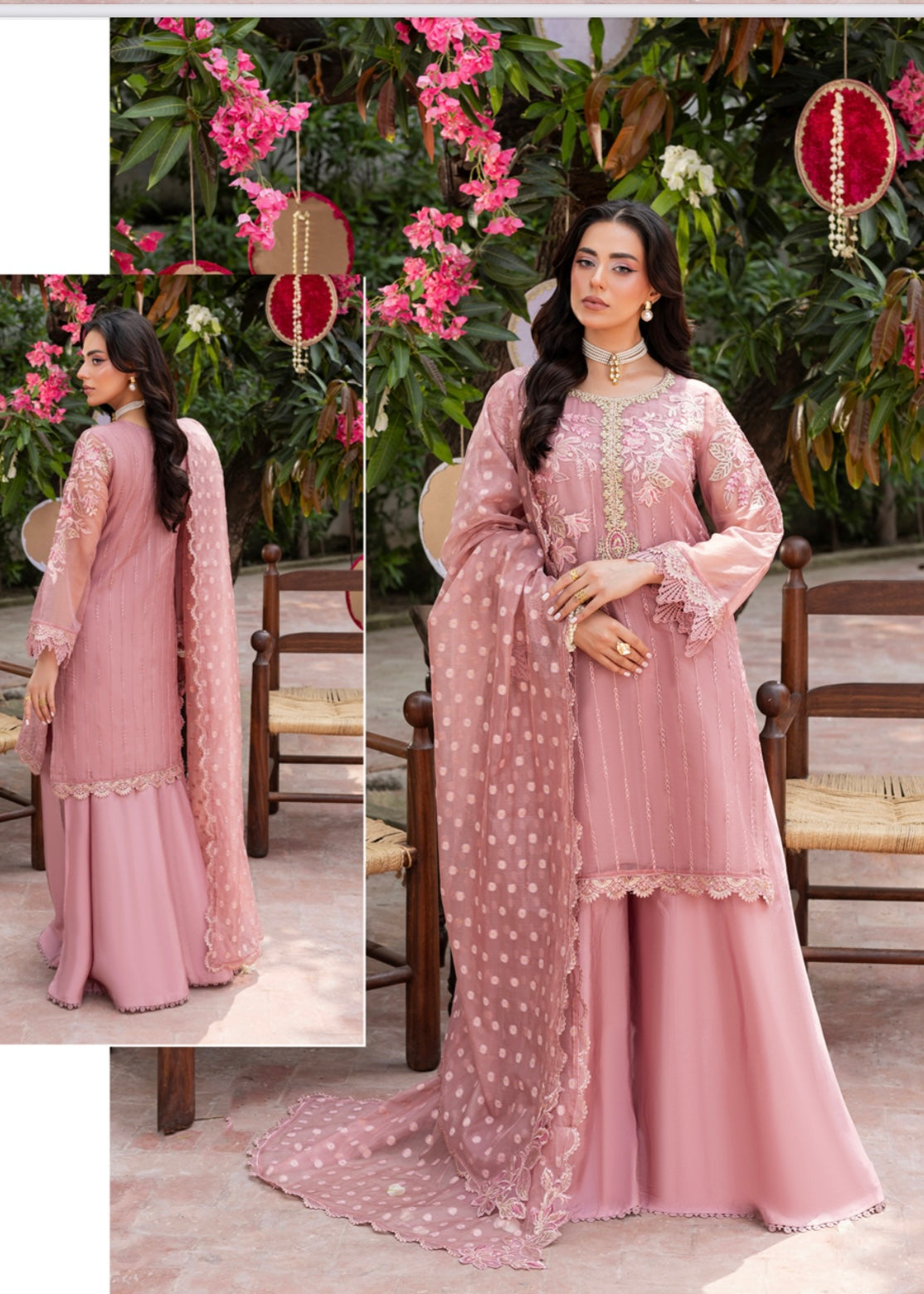 MCZH205-PREMIUM ORGANZA SUIT