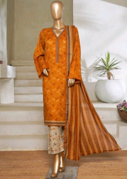 MCBS1002-PRINTED LAWN SUIT