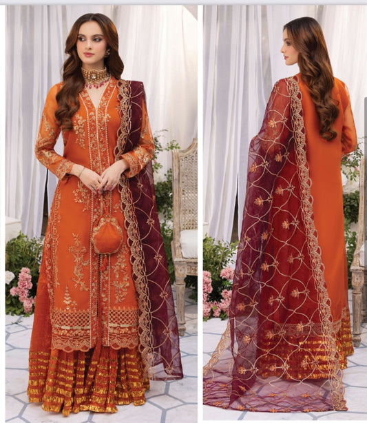 MCZR203-PREMIUM ORGANZA SUIT