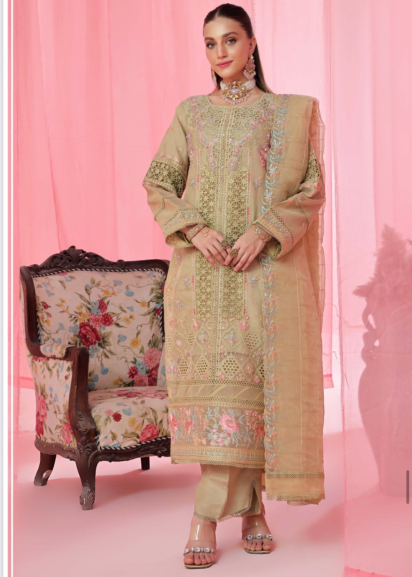 MCGZ101-ORGANZA FESTIVE COLLECTION
